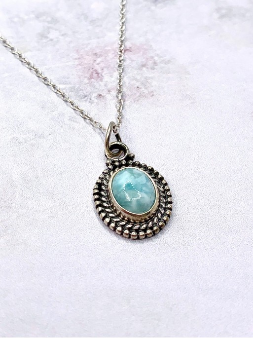 Collar 'Shalimar' de Larimar