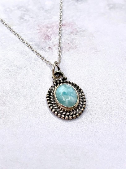 Collar 'Shalimar' de Larimar