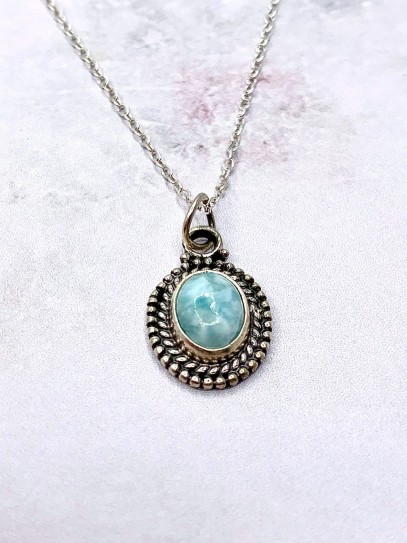 Collar 'Shalimar' de Larimar