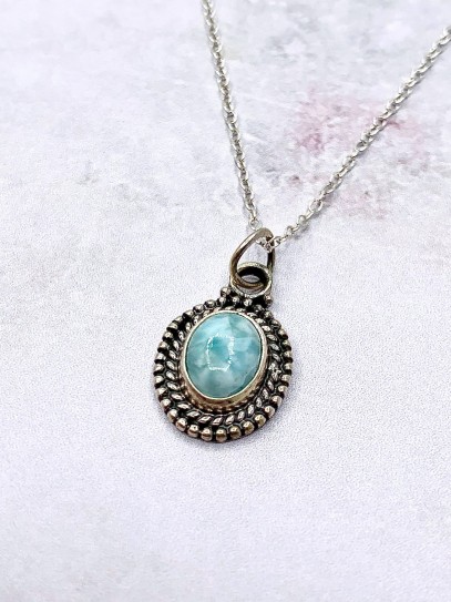 Collar 'Shalimar' de Larimar
