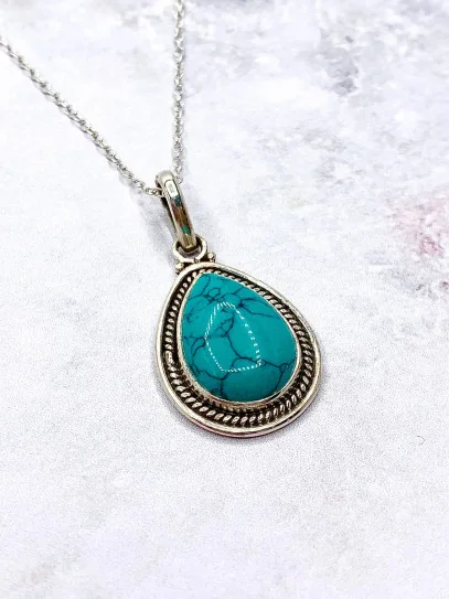Turquoise 'Amazon' necklace