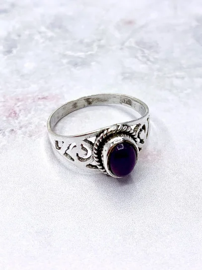 Anillo 'Ethnic' de Amatista