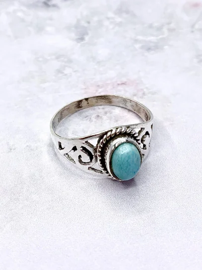 Anillo 'Ethnic' de Larimar