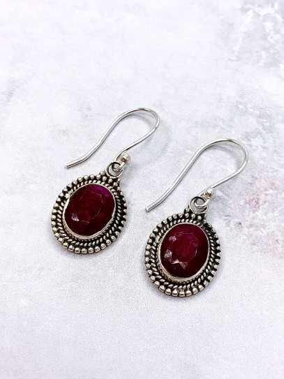 Ruby 'Shaila' earrings