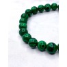 Malachite 'Asha' bracelet 8mm | Protection and meditation