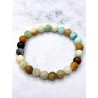 Polsera 'Asha' d'Amazonita 8mm | Força i claredat