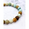 Polsera 'Asha' d'Amazonita 8mm | Força i claredat