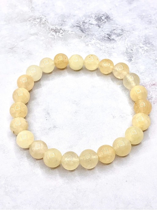 Citrine 'Asha' bracelet 8mm | Money and prosperity
