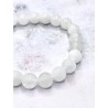 White Quartz 'Asha' bracelet 8mm | Health and cleaning