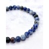 Sodalite 'Asha' bracelet 6mm | Intelligence and studies