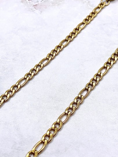 Gold chain (40mm x 316L Stainless Steel)