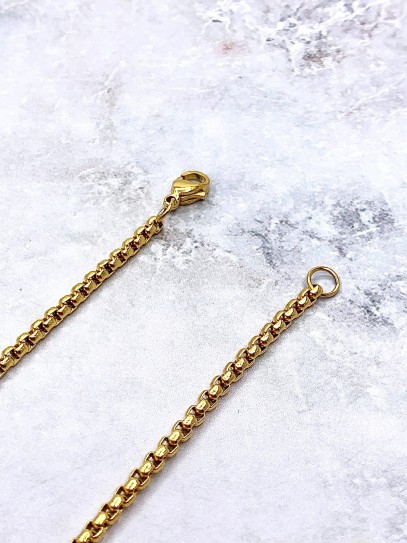 Gold 'Miami' chain (30mm x 316L Stainless Steel)