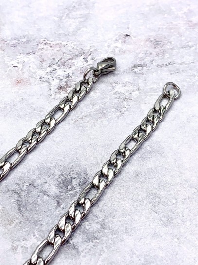 Cadena alterna barbada 3 en 1 (4,5 mm x Acero Inoxidable 316L)