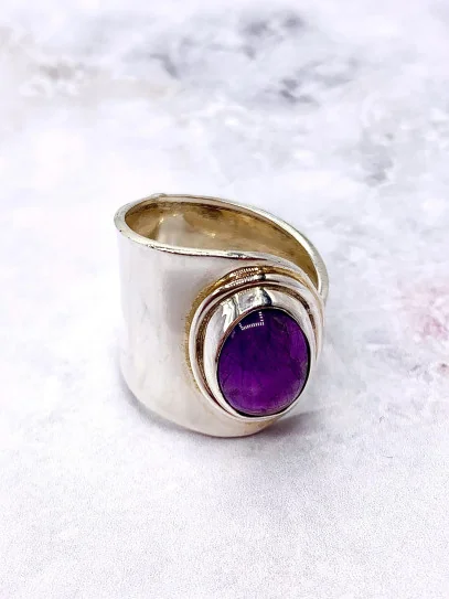 Anillo 'Tailandia' de Amatista