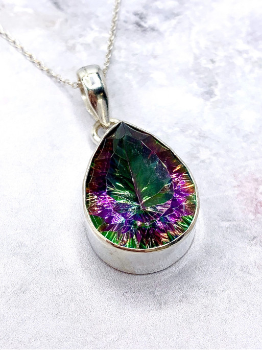 Mystic Topaz 'Arya' necklace