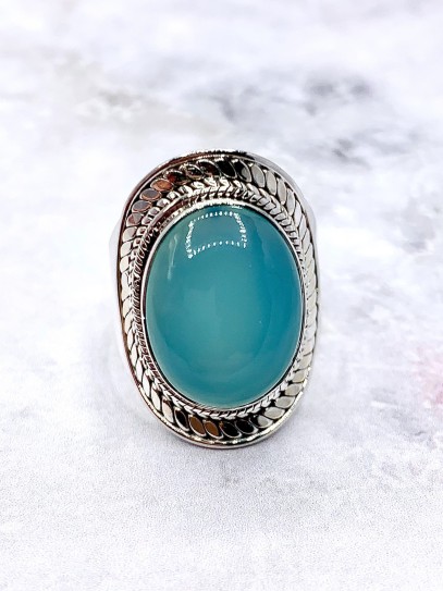 Chalcedony 'Kerani' ring