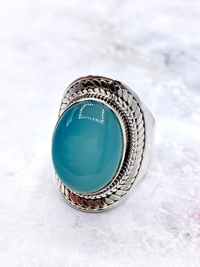 Chalcedony 'Kerani' ring