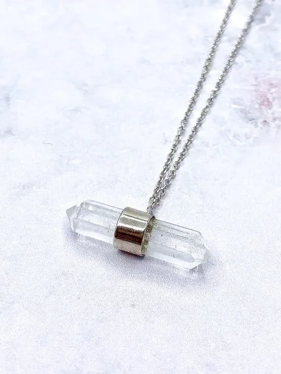 Clear Quartz 'Kumari' necklace