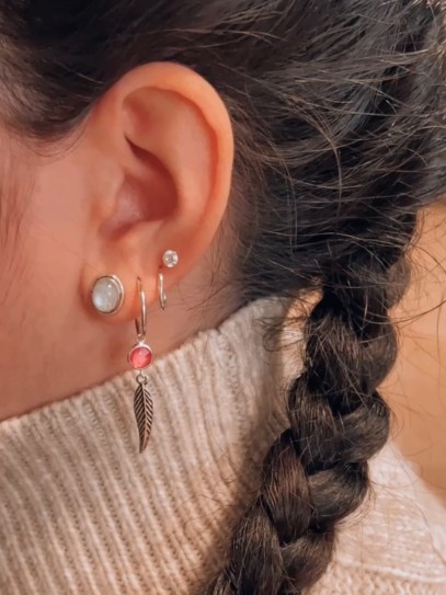 Arracades 'Basic' (15 mm x Plata de llei)