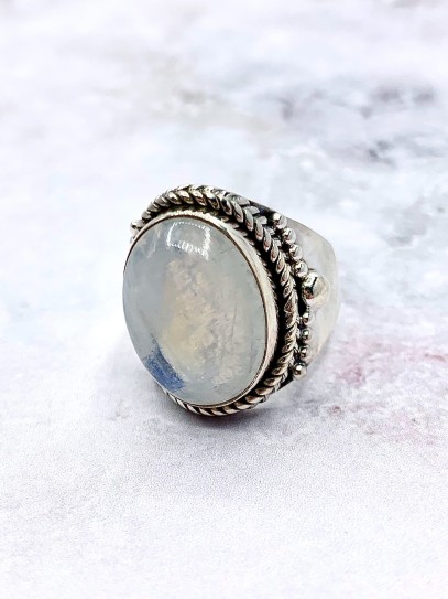 Anillo 'Chiara' de Piedra luna
