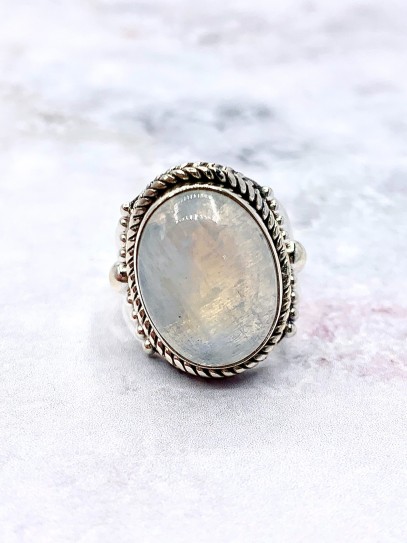 Anillo 'Chiara' de Piedra luna