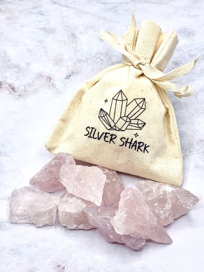 Quars rosa en brut | Amor i autoestima