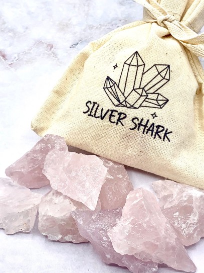 Quars rosa en brut | Amor i autoestima