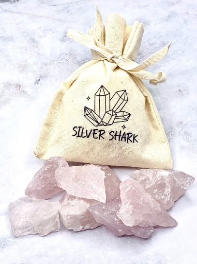 Quars rosa en brut | Amor i autoestima