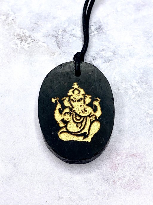 Collaret 'Nakia' de Shungit natural