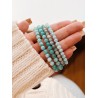 Pulsera 'Asha' de Aguamarina 6mm | Armoniza, energía positiva
