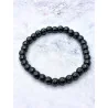 Fine Magnetized Hematite 'Asha' bracelet 6mm | Protection and meditation