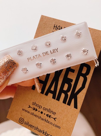 Arracades 'Eris' amb Circonites 4 mm