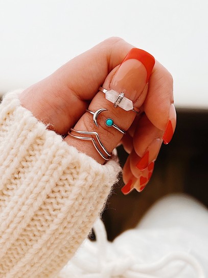 Anell 'Aditi' de Turquesa