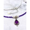 Amethyst 'Kalinda' necklace