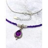 Amethyst 'Kalinda' necklace