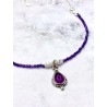 Amethyst 'Kalinda' necklace