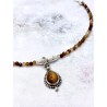 Tiger's Eye 'Kavita' necklace