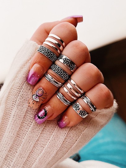 'Xanat' midi ring