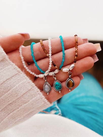 Collar 'Kavita' de Ojo de Tigre