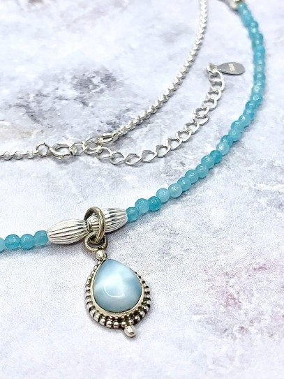 Collar 'Devaki' de Larimar