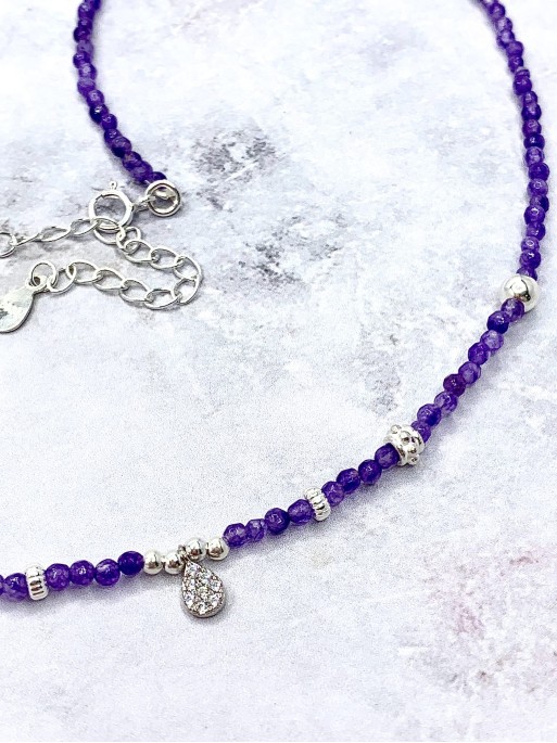 Amethyst 'Krisha' necklace