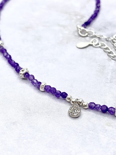 Amethyst 'Krisha' necklace
