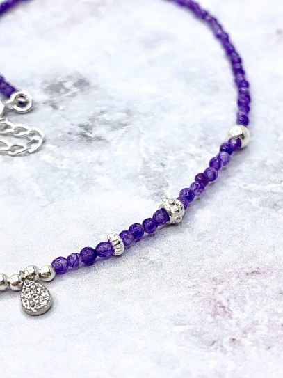 Amethyst 'Krisha' necklace