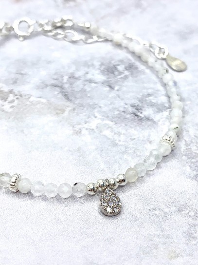 Moonstone 'Narayani' bracelet