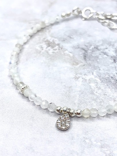 Moonstone 'Narayani' bracelet