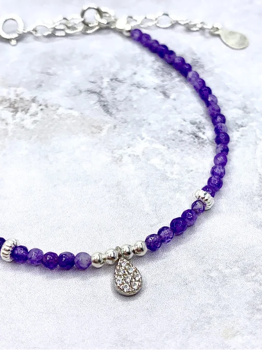 Amethyst 'Marala' bracelet