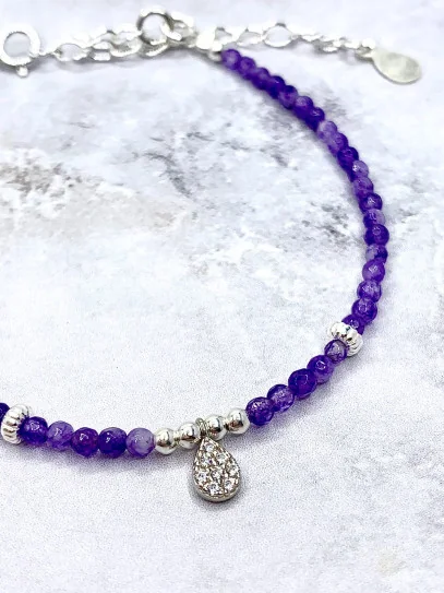 Amethyst 'Marala' bracelet
