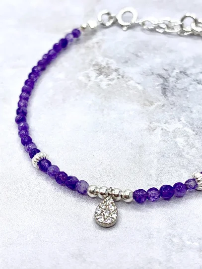 Amethyst 'Marala' bracelet