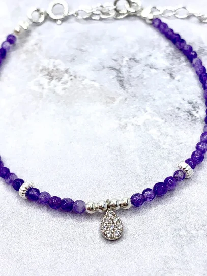Amethyst 'Marala' bracelet