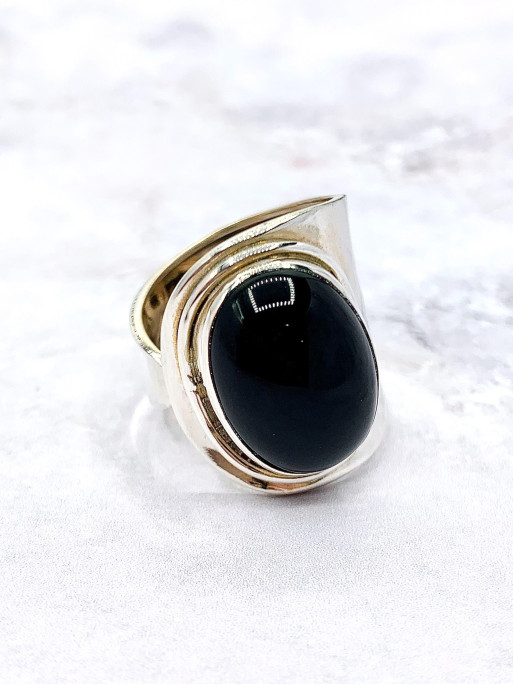 Anillo 'Irina' de Ónix